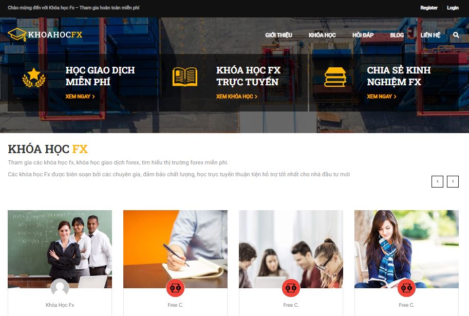 Tham gia một khóa học forex căn bản