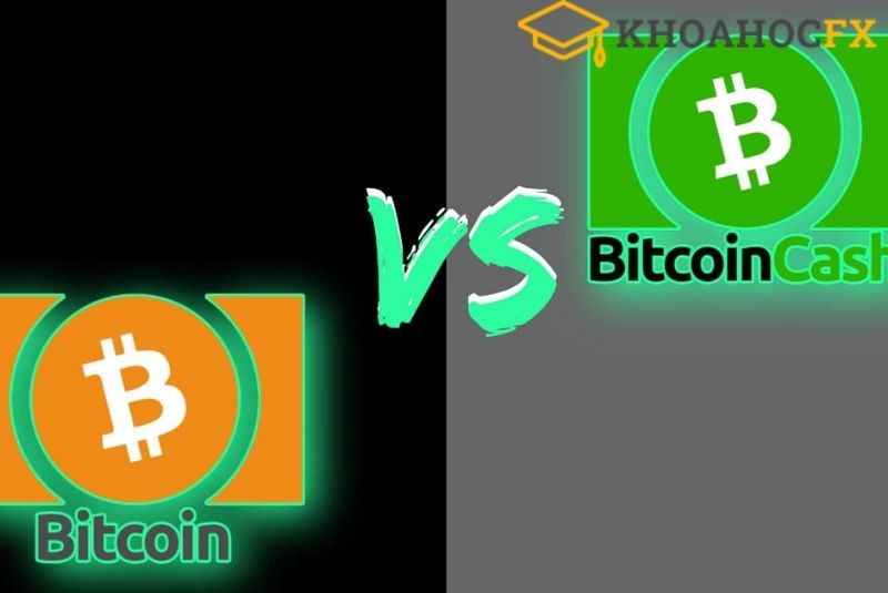 Điểm khác nhau giữa tiền điện tử Bitcoin và Bitcoin Cash